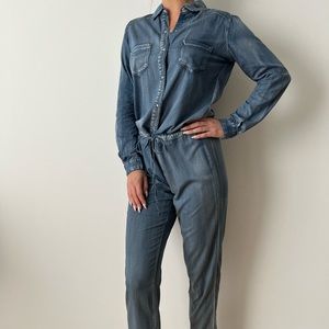 Roll-tab Jumpsuit